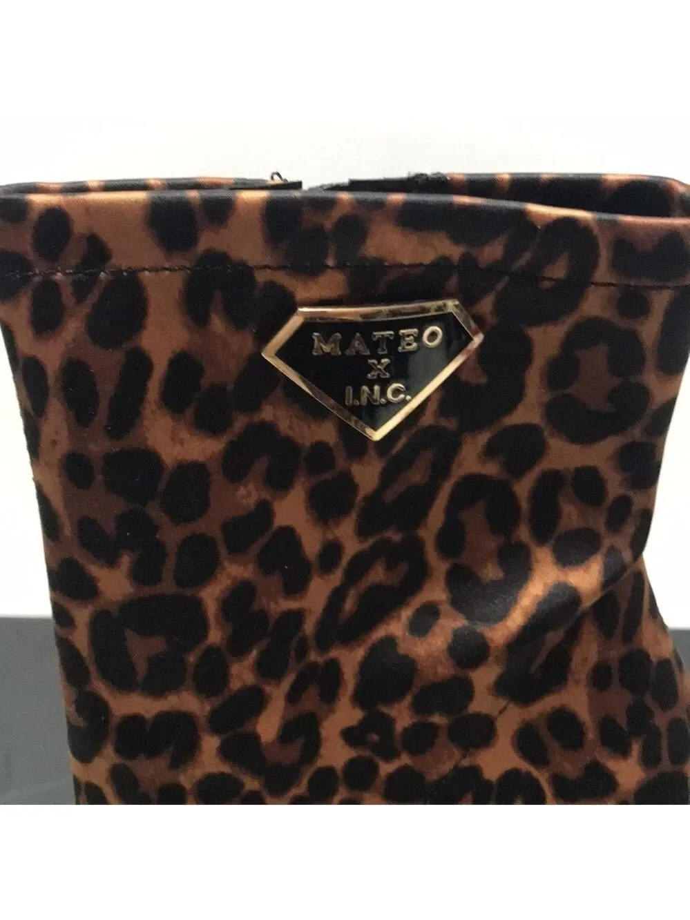 Inc Animal Print Stretch Luisa Ankle Boot